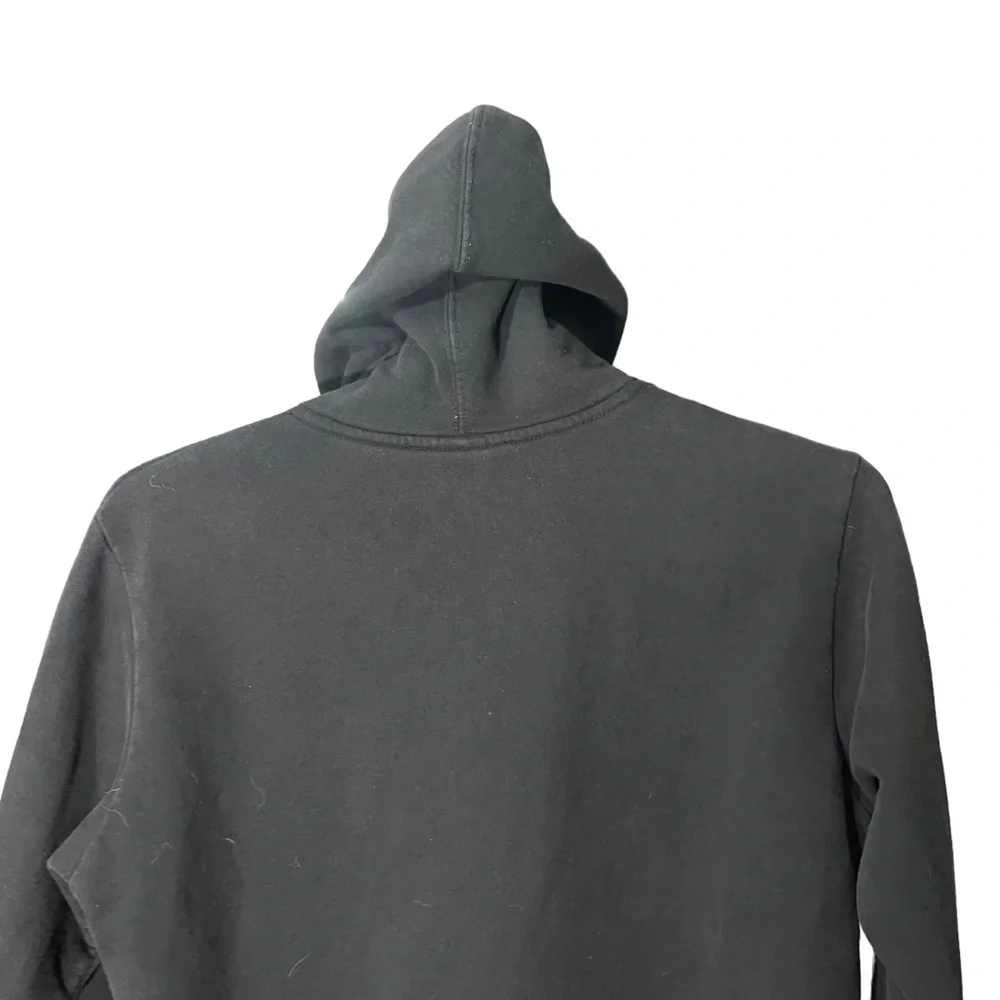 The North Face Logo Graphic Print Black Pullover Hoodie Men’s Size M